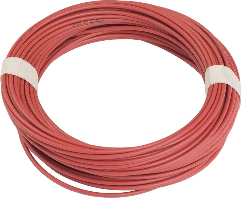 Rød galvanisert wire D 3,2 mm L 25,5 m for XY2CH - Bilde 2