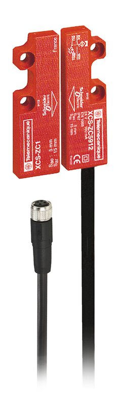 KORT MAGNETISK SIKKERHETS SW-KONTAKT 2NO