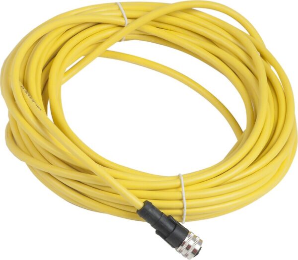 FORHÅNDSKOBLET KONTAKT, PVC, HUNN, 1/2, 3 PINGER, RETT, 10M