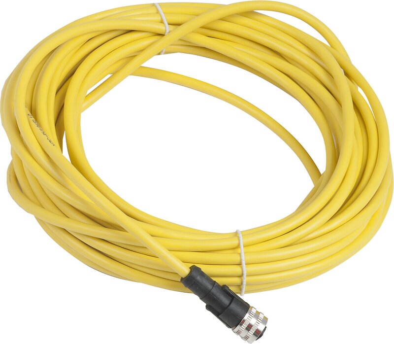 FORHÅNDSKOBLET KONTAKT, PVC, HUNN, 1/2, 3 PINGER, RETT, 10M - Bilde 1