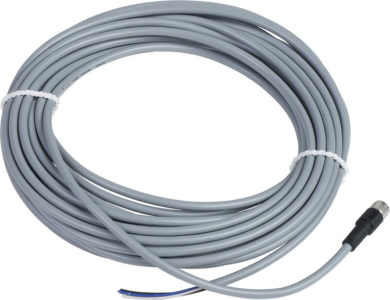Forhåndskoblet kontakt , PVC, Hunn, M8, 4 PINNER, RETT, 10M - Bilde 3