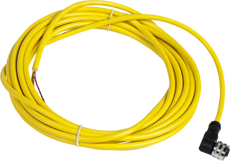 FORHÅNDSKOBLET KONTAKT, PVC, HUNN, 1/2, 3 PINNER, ALBUE, 5M - Bilde 1
