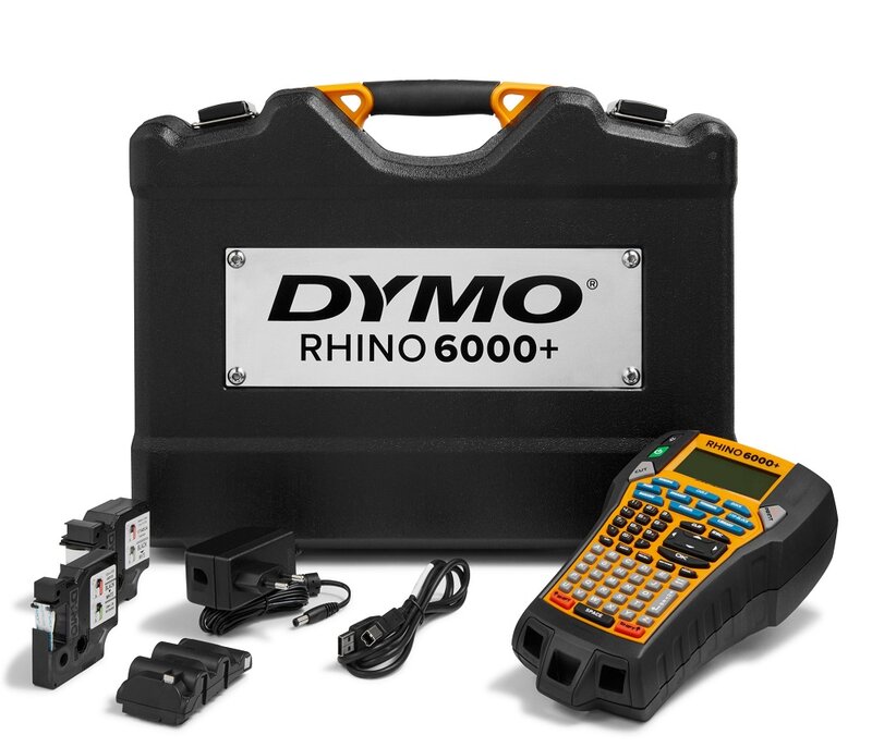 Merkemaskin Portable, DYMO Rhino 6000+ Kit Case - Bilde 2