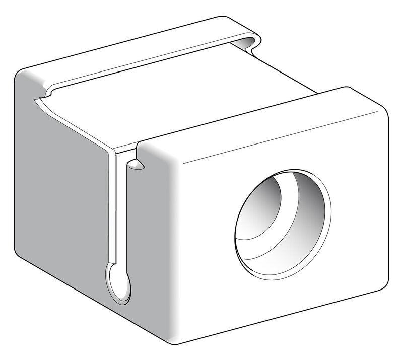 VINKELBRAKETT FOR SVALEHALE FOR XUK-LASER - Bilde 1