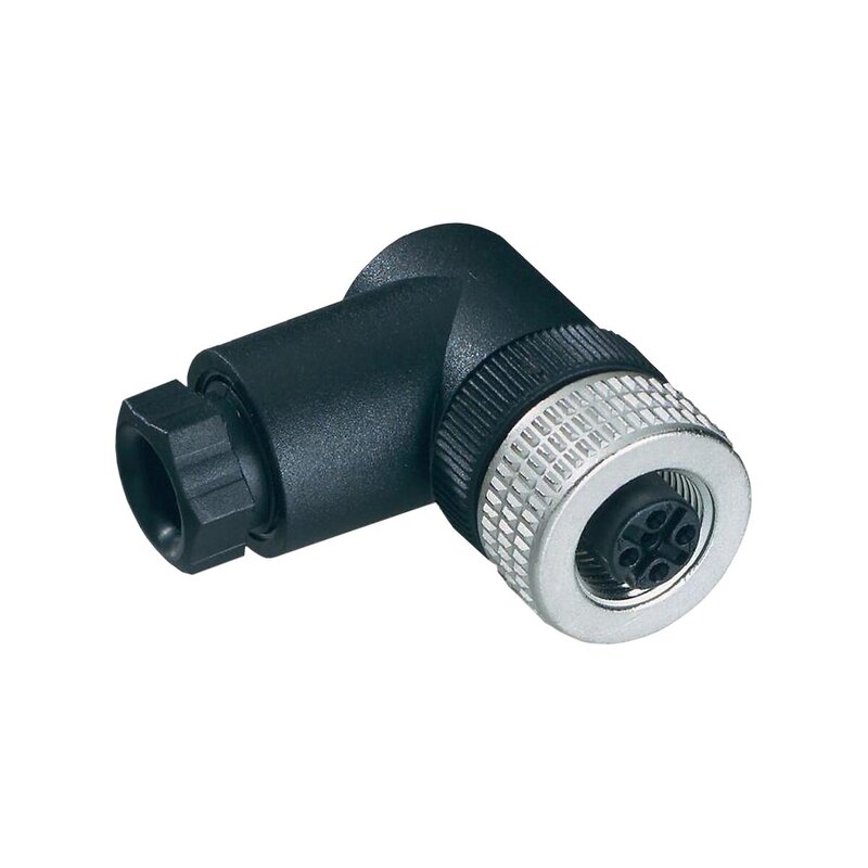 FORHÅNDSKABLET TILKOBLING PVC 4W M12 HUNNKABEL ELB 20M - Bilde 1