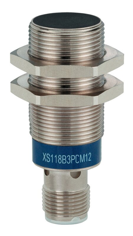 Induktiv sensor XS1 M18, PNP NO+NC, Flush, Sn8mm, 12..24VDC, M12