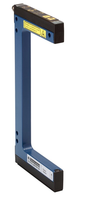 Fotoelektrisk sensor XU, XUY, gaffel, laser, teach, 120X59mm, 12...24 VDC, M8