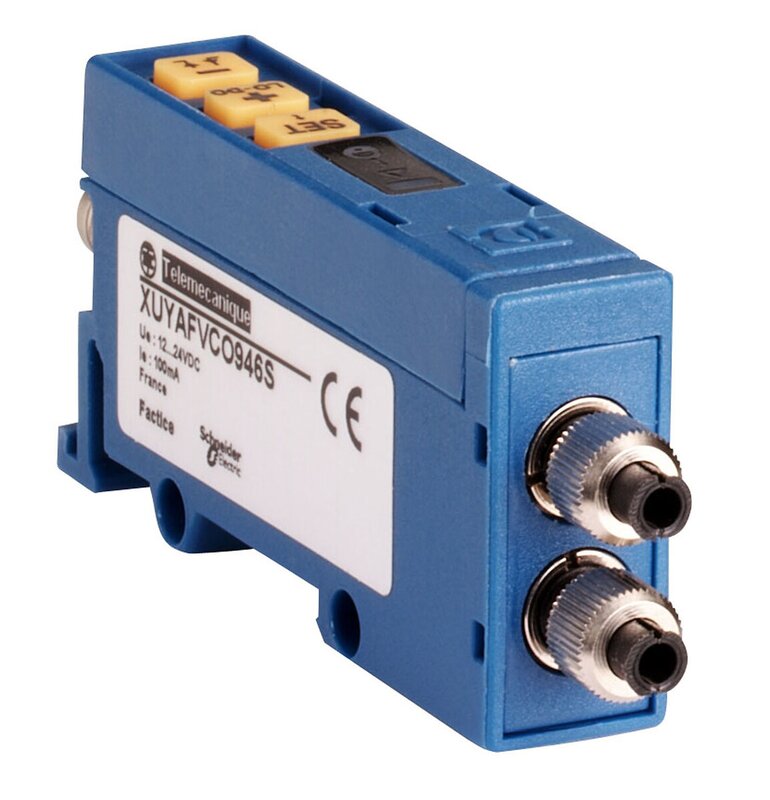 AFP966S FORSTERKER FOR PLASTFIBER 10 30VDC NPN PNP 2M KABEL - Bilde 1