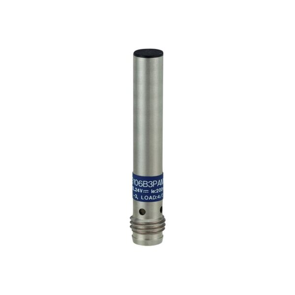 INDUKTIV SENSOR SYLINDRING KORTSLUTNING L06 12 24VDC PNP NC 3VI FLUSH SN 1,5 MM CON
