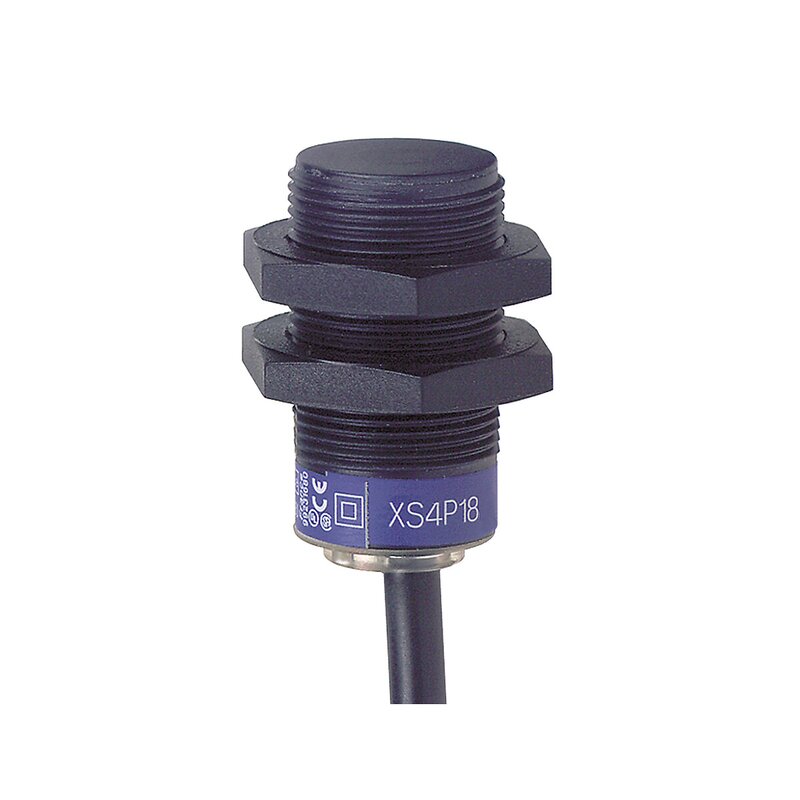 Induktiv tilstedeværelsesensor XS, induktiv sensor XS4 M18, L36mm, PPS, Sn8mm, 12...24 VDC, kabel 2 m - Bilde 1