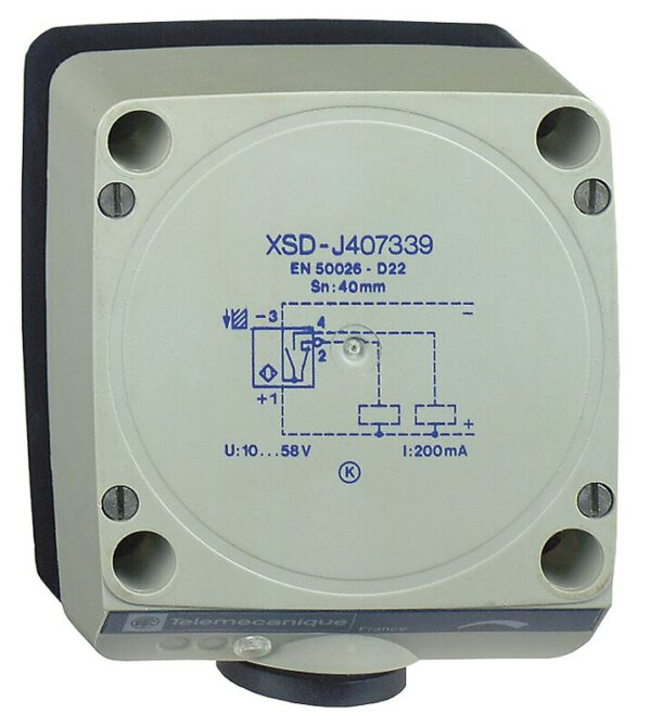 Induktiv sensor XSD-form D-flat Sn 40 mm Pg 13,5