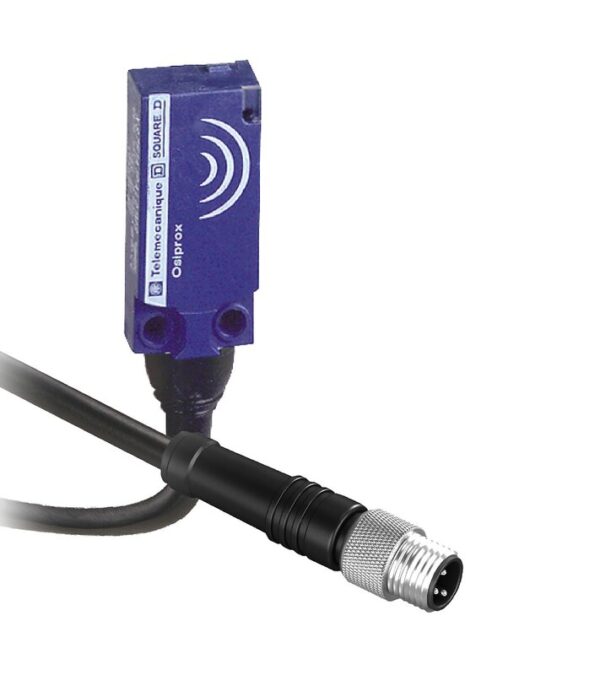 Induktiv sensor XS7 form F-flat Sn 5 mm forhåndskablet M8-tilkobling til r