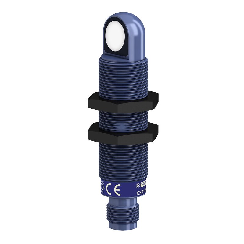 Ultralydsensor CYL 90 GRADER M18 SN=1M PLASTANALOG 0 10V SYNKRONISERT CONN - Bilde 1