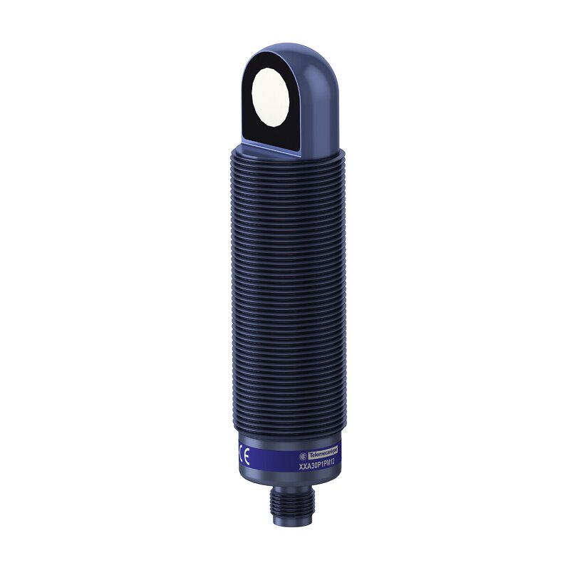 Ultralydsensor PLASTSYLINDRISK M30 VINKLET 1M PNP - Bilde 1