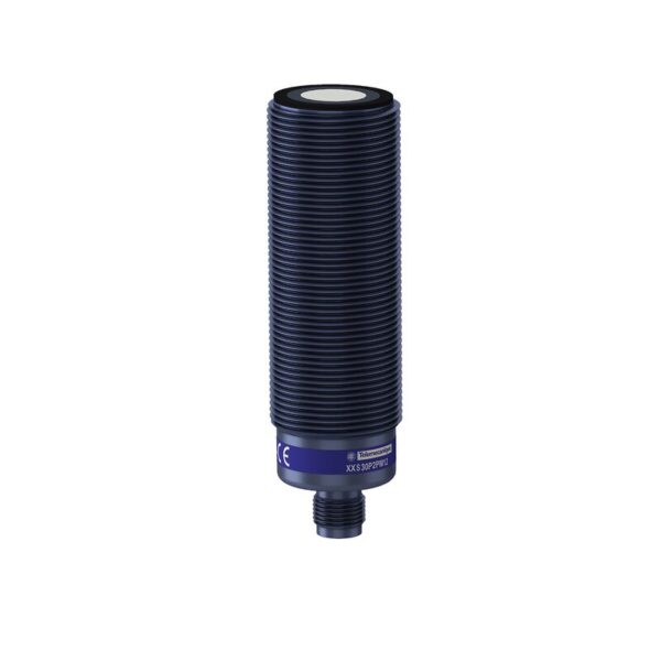 Ultralydsensor PLASTSYLINDRISK M30 RETT 2M PNP