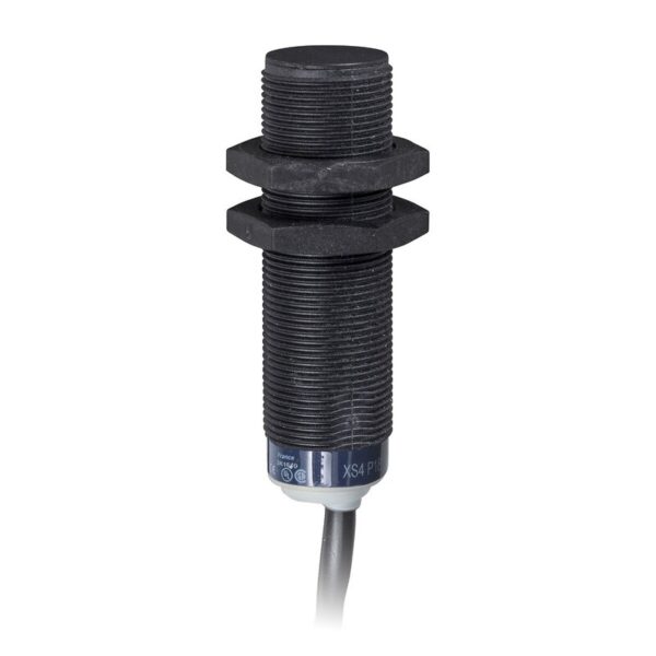 Induktiv sensor XS4 sylindrisk M18 Sn 8 mm kabel 5m