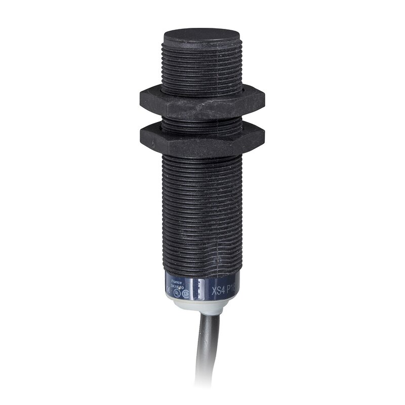 Induktiv sensor XS4 sylindrisk M18 Sn 8 mm kabel 5m - Bilde 1