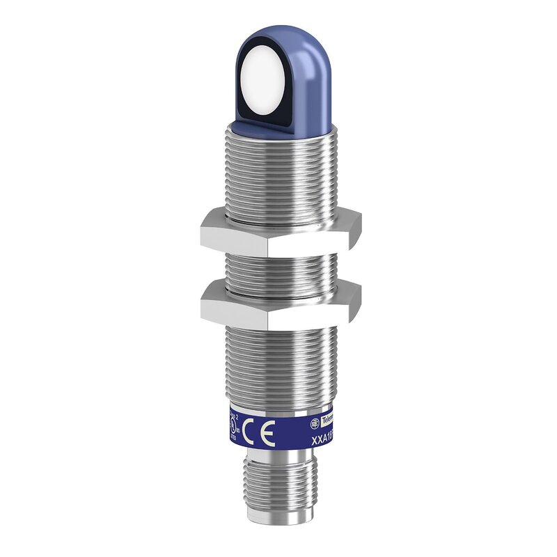 Ultralydsensor CYL 90 GRADER M18 SN=1M SS ANALOG 0 10V SYNKRONISERINGSKONTAKT - Bilde 1