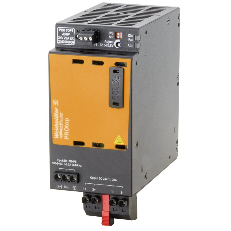 Strømforsyning AC/DC, PRO TOP1 480W 24V 20A EX - Bilde 1
