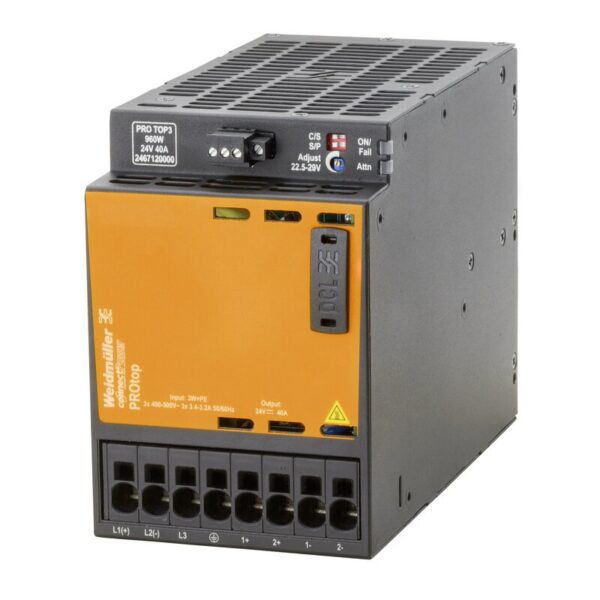 Strømforsyning AC/DC, PRO TOP3 960W 24V 40A