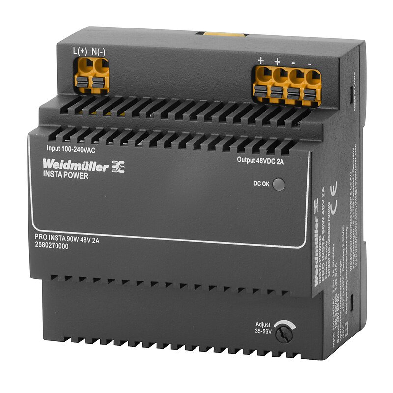 Strømforsyning AC/DC, PRO INSTA 96W 48V 2A - Bilde 1