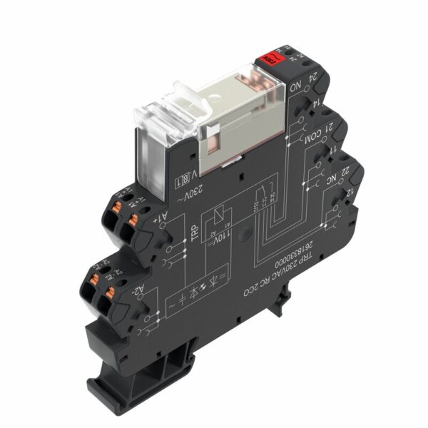 Releer og analoge skiller, Mekanisk, TRP 230VAC RC 2CO