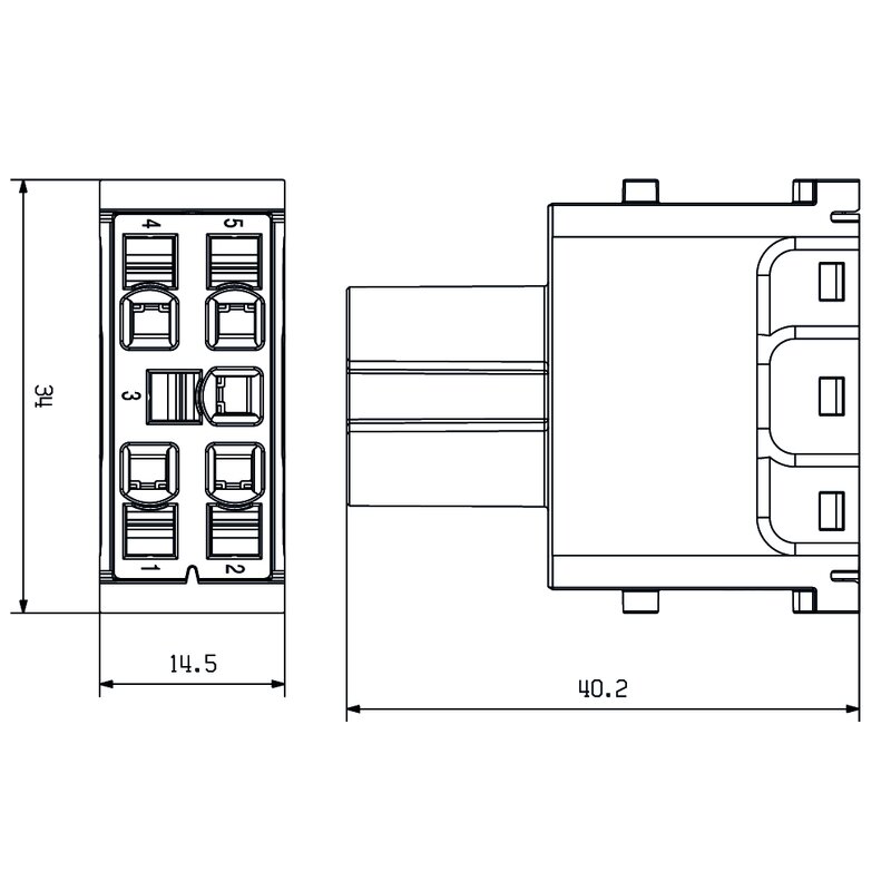 Kontakter, HDC MHE 5 FP - Bilde 5