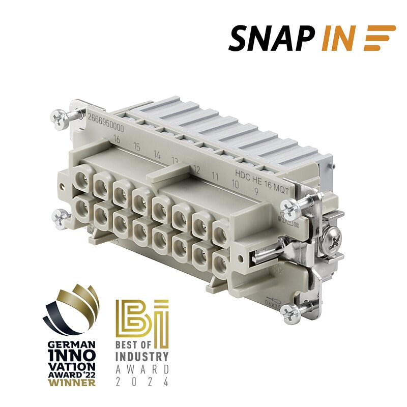 Kontakter, HDC HE 16 FQT - Bilde 1