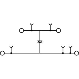 Rekkeklemme, A2T 2.5 EM1 D/1 DIODEKLEMME PUSH-IN - Bilde 4