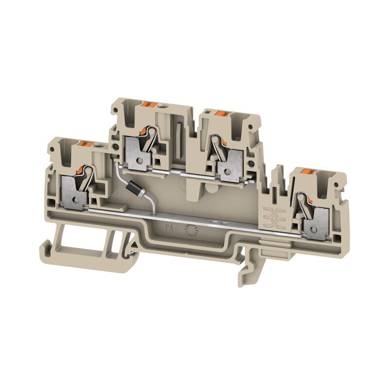 Rekkeklemme, A2T 2.5 EM1 D/1 DIODEKLEMME PUSH-IN - Bilde 2