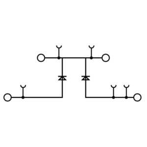 Rekkeklemme, A2T 2.5 EM2 D/5 DIODEKLEMME PUSH-IN - Bilde 2