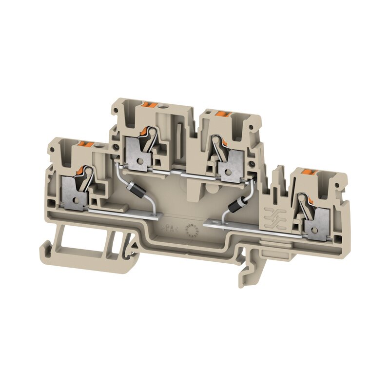 Rekkeklemme, A2T 2.5 EM2 D/5 DIODEKLEMME PUSH-IN - Bilde 1