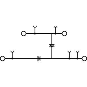 Rekkeklemme, A2T 2.5 EM2 D/6 DIODEKLEMME PUSH-IN - Bilde 4