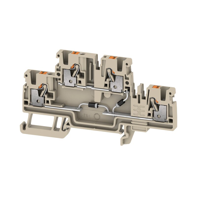 Rekkeklemme, A2T 2.5 EM2 D/6 DIODEKLEMME PUSH-IN - Bilde 2