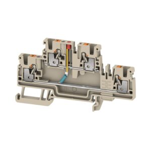 Rekkeklemme, A2T 2.5 EM1 24VUC LED RD/1 DIODEKLEMME PUSH-IN - Bilde 1