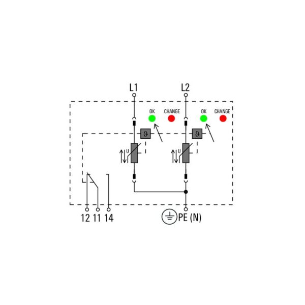 Overspenningsvern, TYPE 2 VPU AC II US 2 R 240/50