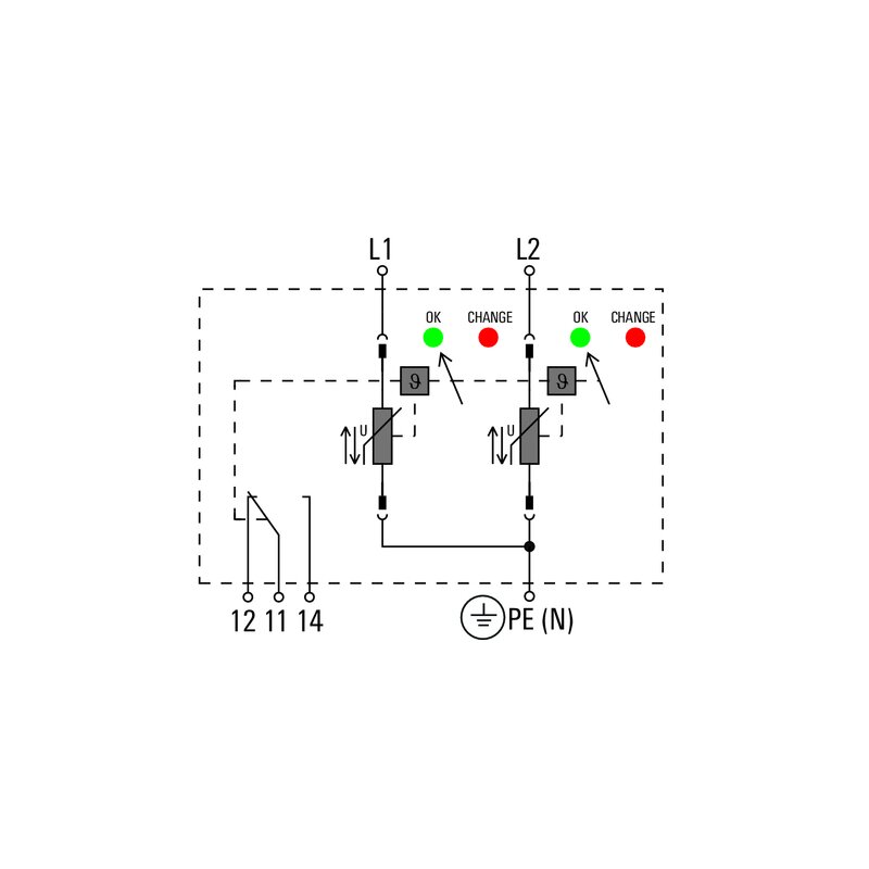 Overspenningsvern, TYPE 2 VPU AC II US 2 R 240/50 - Bilde 2