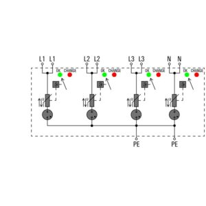 Overspenningsvern, TYPE 1 VPU AC I 4 R 275/25 LCF MB - Bilde 2