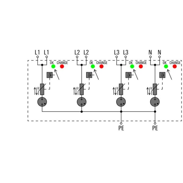 Overspenningsvern, TYPE 1 VPU AC I 4 R 275/25 LCF MB