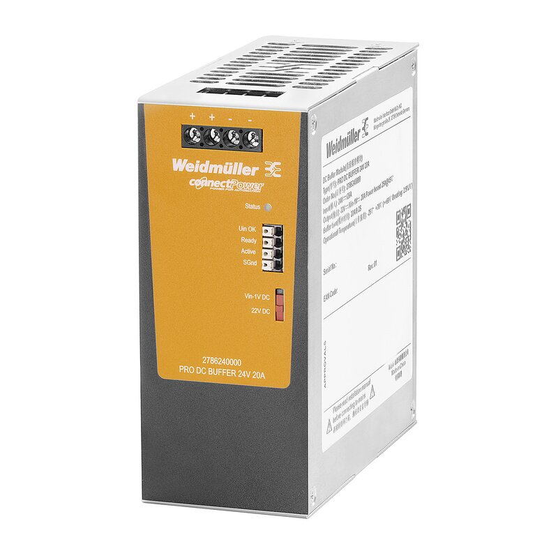 Strømforsyning AC/DC, PRO DC BUFFER 24V 20A - Bilde 1