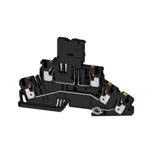 Rekkeklemme, A2T 4 FS-FT-PE BK SIKRINGSKLEMME PUSH-IN FRONT - Bilde 1