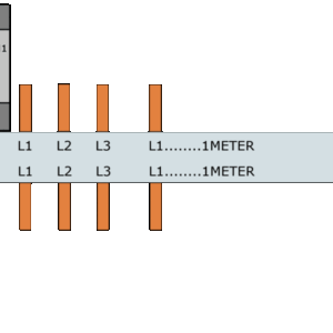 Samleskinner, S-SP-16L/3P+H1 FORDELING L1-L2-L3-H1 - Bilde 1