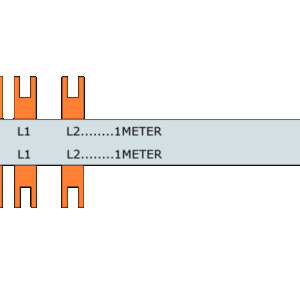Samleskinner, S-SG-16L/3P+H1+FS FORDELING L1-L2-H1,L3-L1-H1 - Bilde 1