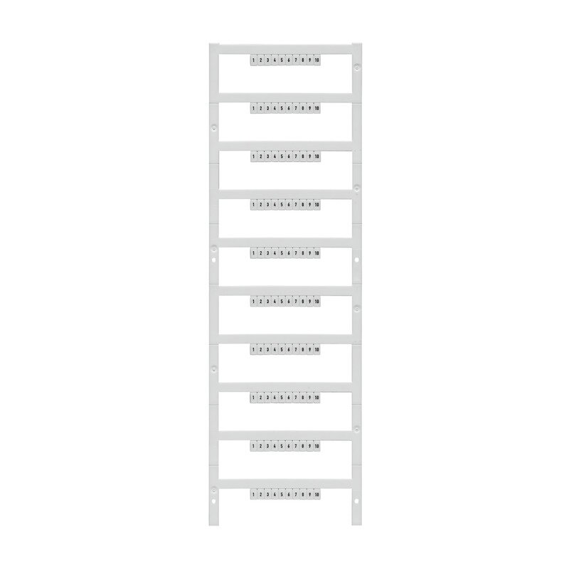 Rekkeklemme merking med trykk, DEKAFIX-5/3,5-FS   1-10,   Vert - Bilde 1