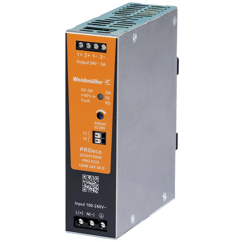 Strømforsyning AC/DC, PRO ECO 120W 24V 5A II - Bilde 1