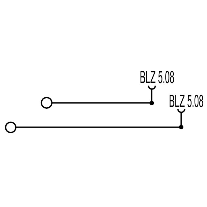 Rekkeklemme, WDK 2.5/BLZ/5.08/ZA ETASJEKLEMME SKRU - Bilde 2