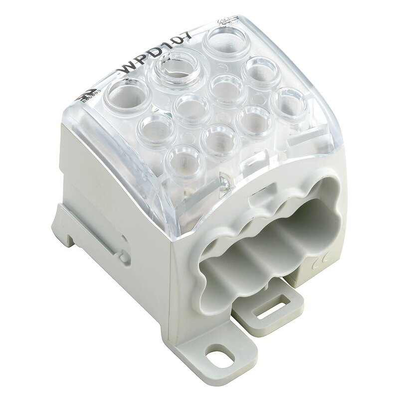 Distrubisjonsblokker, WPD 107 1X95/2X35+8X25 GY - Bilde 1