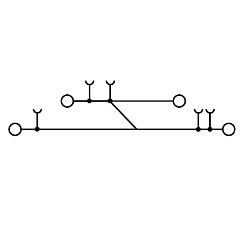 Rekkeklemme, ZDK 2,5 V ETASJEKLEMME FJÆR - Bilde 2