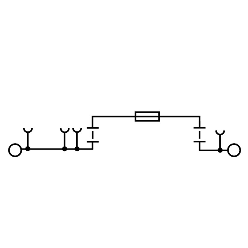 Rekkeklemme, AFS 2,5 CF 2C BK SIKRINGSKLEMME PUSH-IN FRONT - Bilde 3