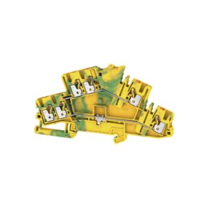 Rekkeklemme, A2T 2,5 3C PE JORDKLEMME PUSH-IN - Bilde 1